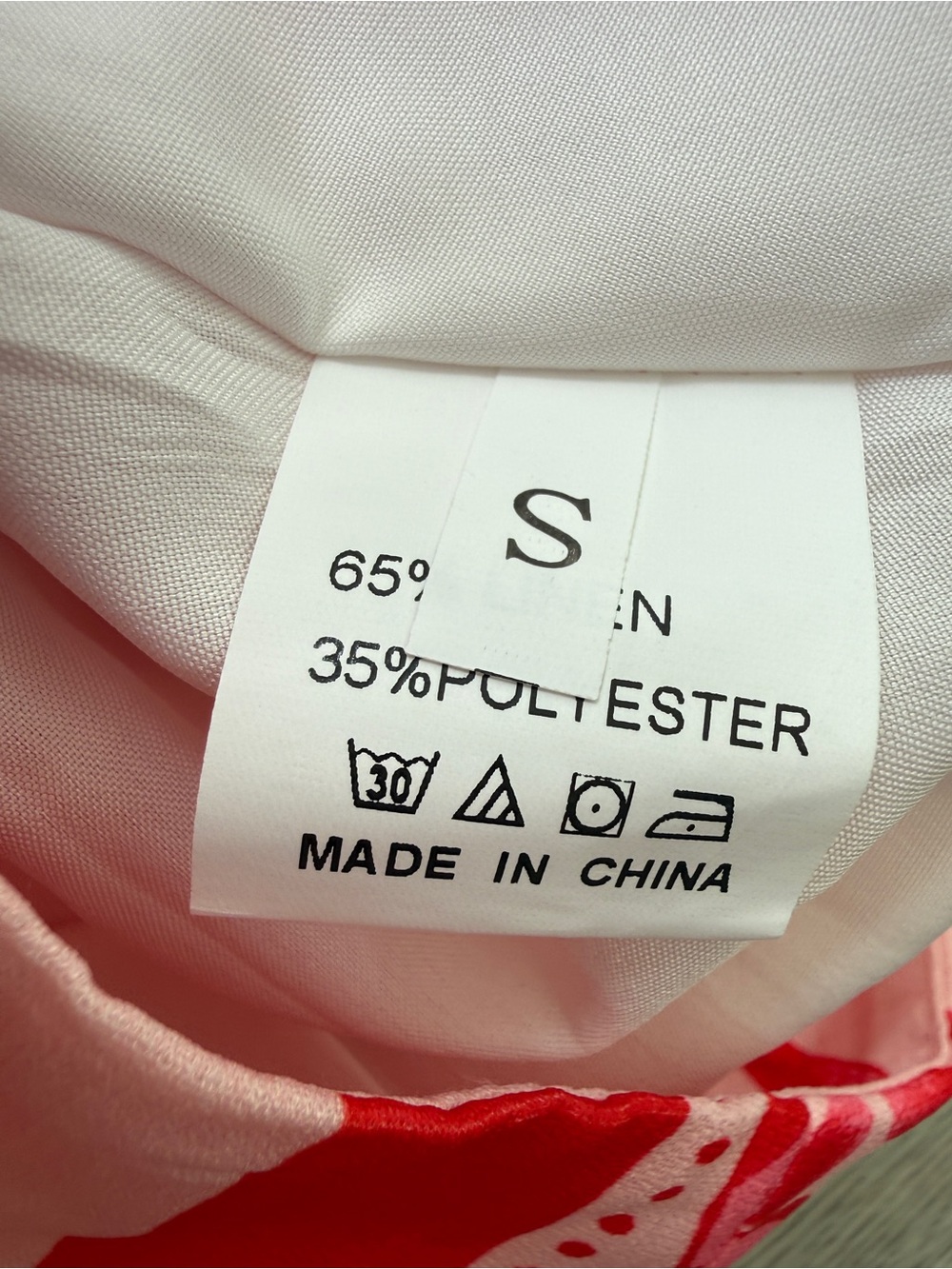 No Brand Printed Linen Blend lined with Pockets Skirt - Picture 2 of 7